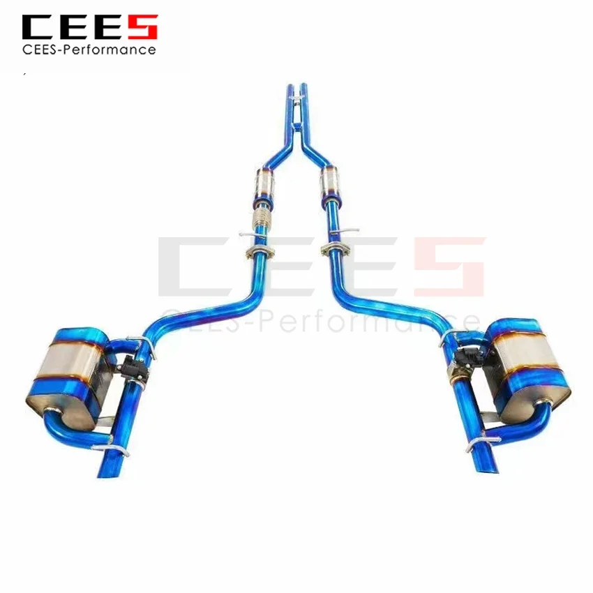 CEES Exhaust System For Dodge Challenger 3.6L Performance Tuning Catback Valve Muffler Auto Modification Accessories