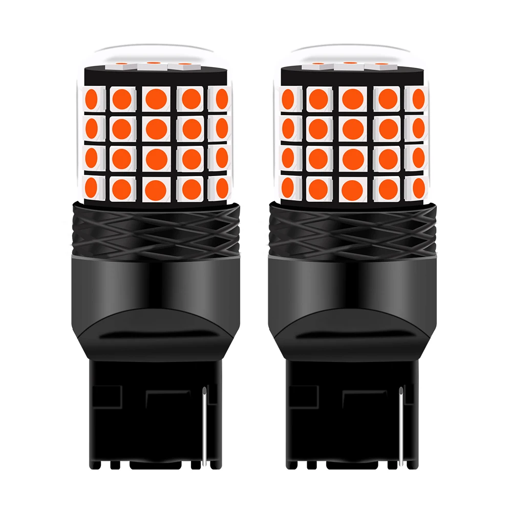 

2pcs 7440 W21W WY21W T20 7443 W21/5W 3157 P27/7W T25 BA15S P21W Canbus LED Bulb PY21W BAY15D P21/5W Tail Lights Turn Signal Lamp