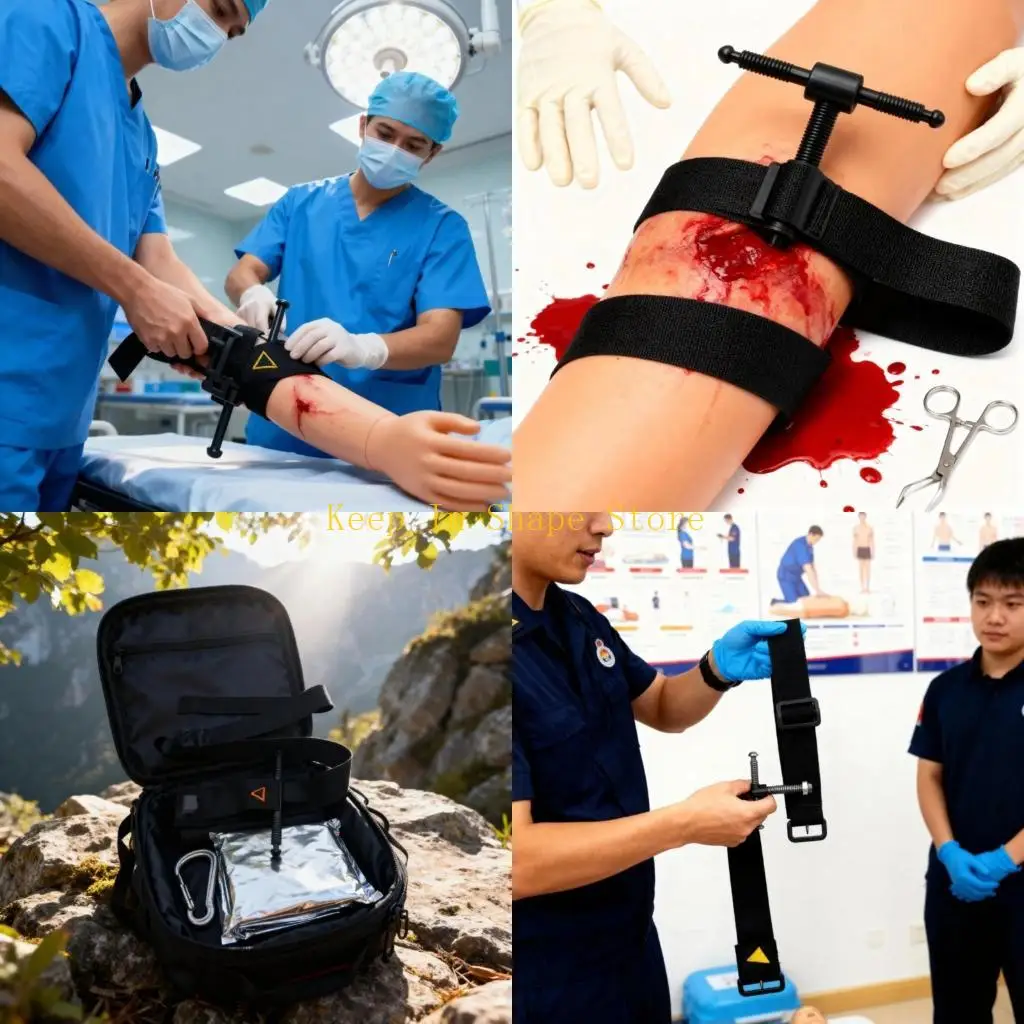 U1JC Professional Clinical Ligature Sliding Clip Structure Strengthened Pressure Management Outdoor Use