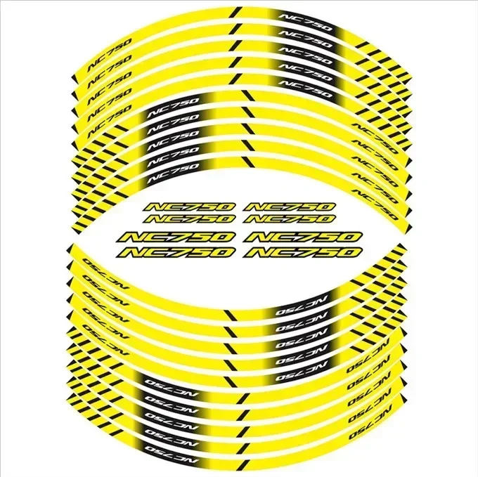 FOR HONDA NC750 NC750S NC750N NC750X Motorcycle Parts Contour Wheel Decoration Decal Sticker - C  MOto