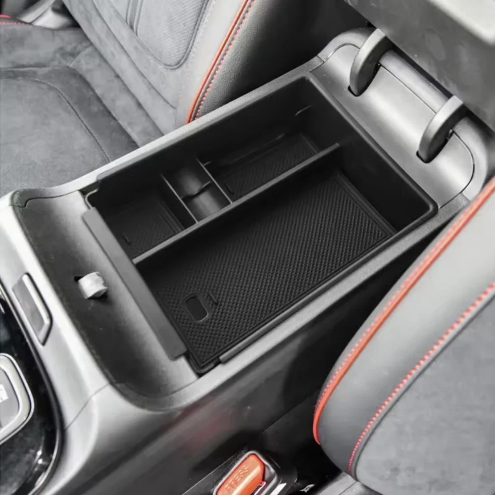 Auto Mittelkonsole Armlehne Aufbewahrungsbox Fach für Hyundai Tucson NX4 2021 2022 2023 Organizer Container Zubehör – Detail 4