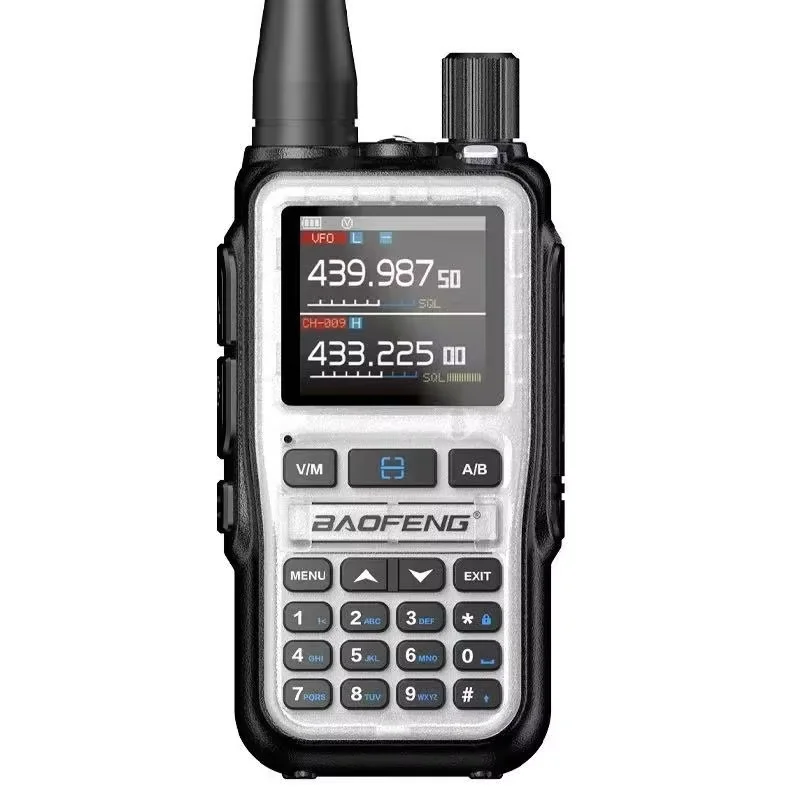 baofeng-uv-5r-upgrade-mini-walkie-talkie-da-5w-confezione-da-2--app-bluetooth-meteo-noaa-999-canali-ricarica-usb-c-per-esterni-caccia-ham