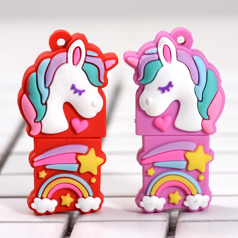 Beautiful Candy Usb Flash Drive 4gb 8gb 16gb 32gb 64gb Pendrive 128gb Cartoon Unicorn Pen Drive Memoria Usb Stick Creative Gifts