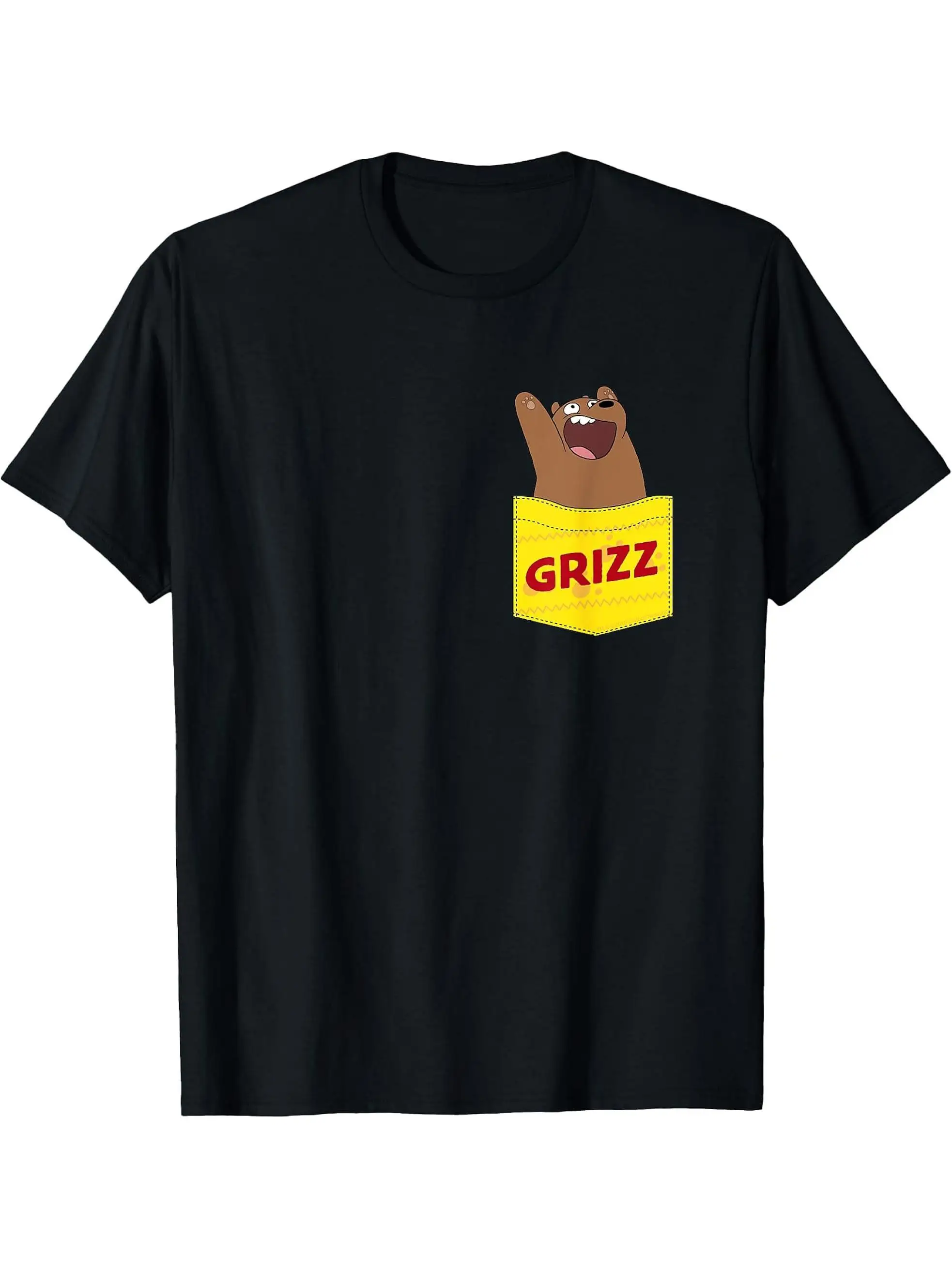 

We Bare Bears Graphic Printing Summer Autumn Winter Cotton Men's and Women's T-Shirts Short Sleeves Luxury Outdoor Sports Brand