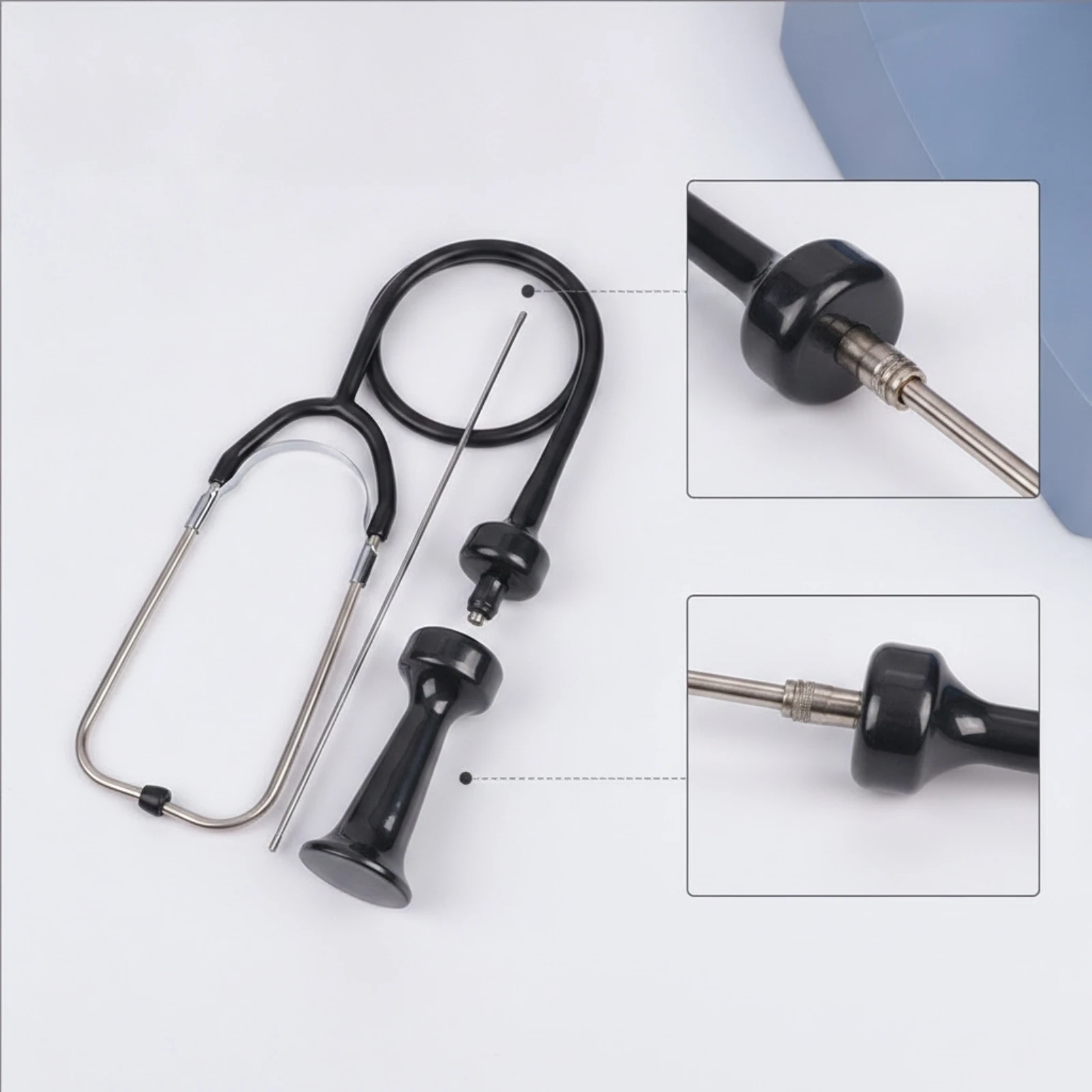 Automotive Stethoscope Highly Sensitive Mechanic Stethoscope Engine Diagnostic Tool Flexible Engine Noise Locator Versatile