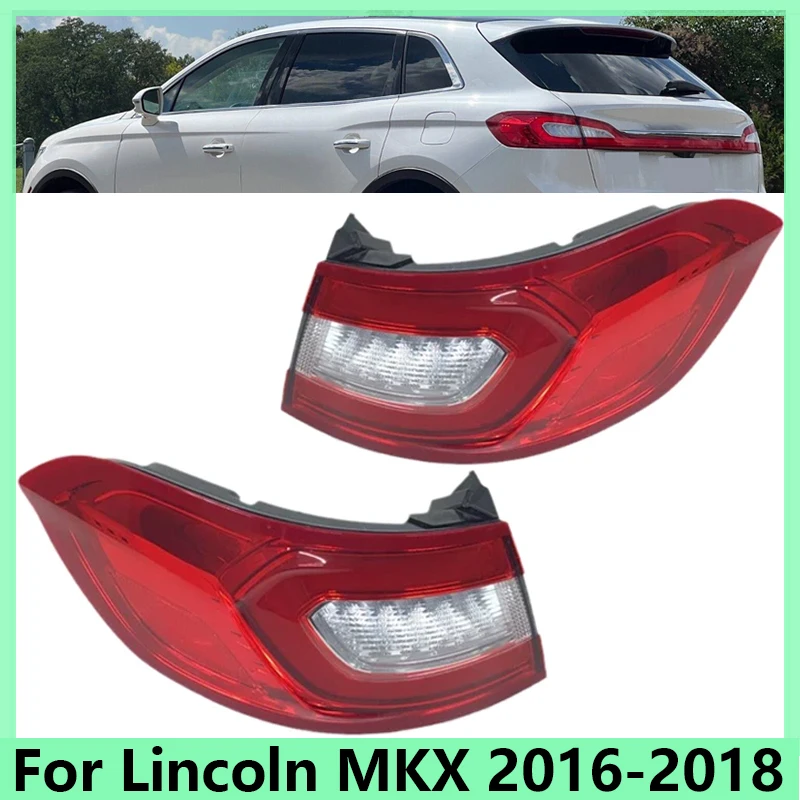 LED Tail Light Taillight Turn Signal Indicator Stop Lamp Rear Brake Light For Lincoln MKX 2016 2017 2018 Car Accessories