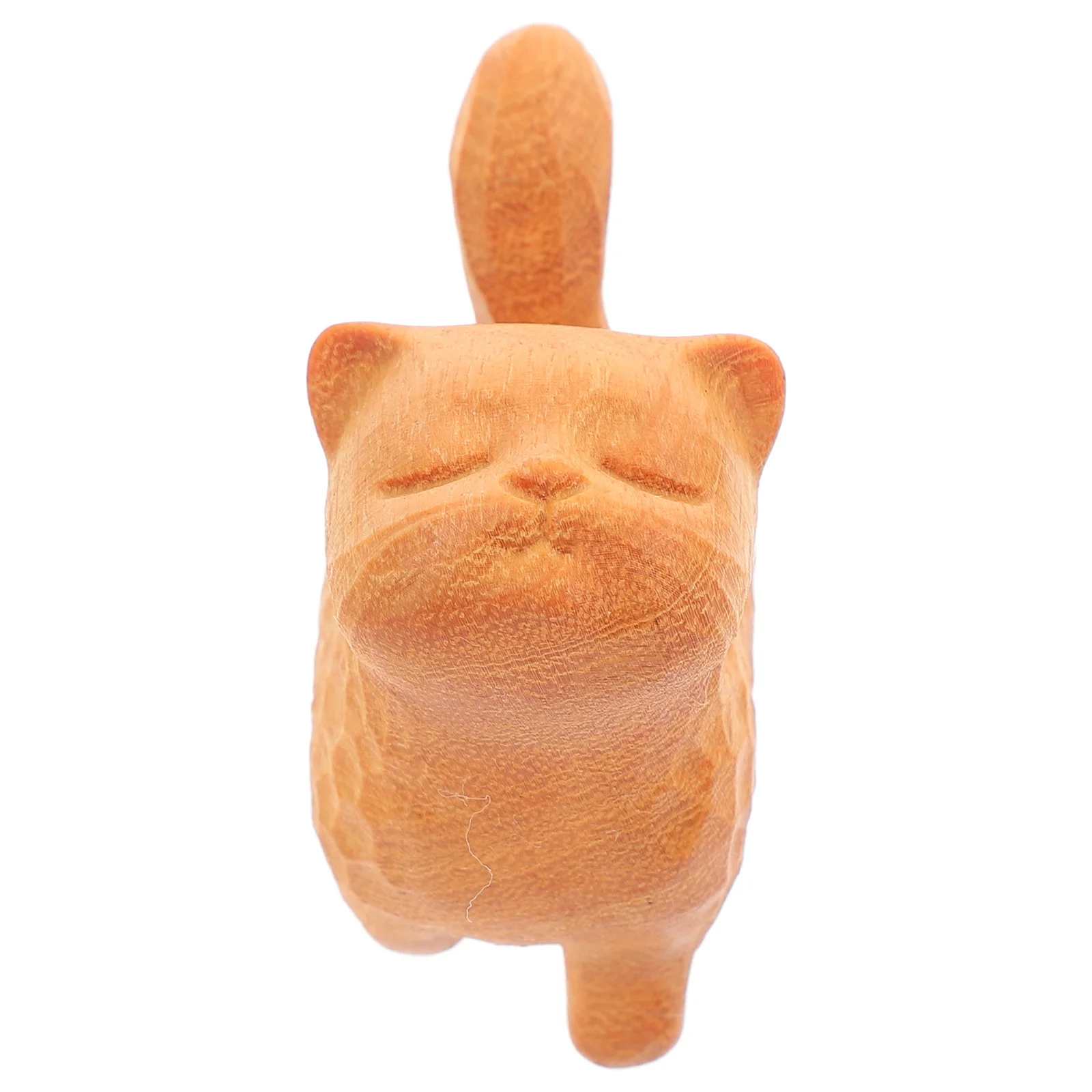 

Wooden Cat Statue Creative Craftsmanship Study Room Display Cabinet Decoration Vintage Tabletop Animal Decor Cat Ornaments