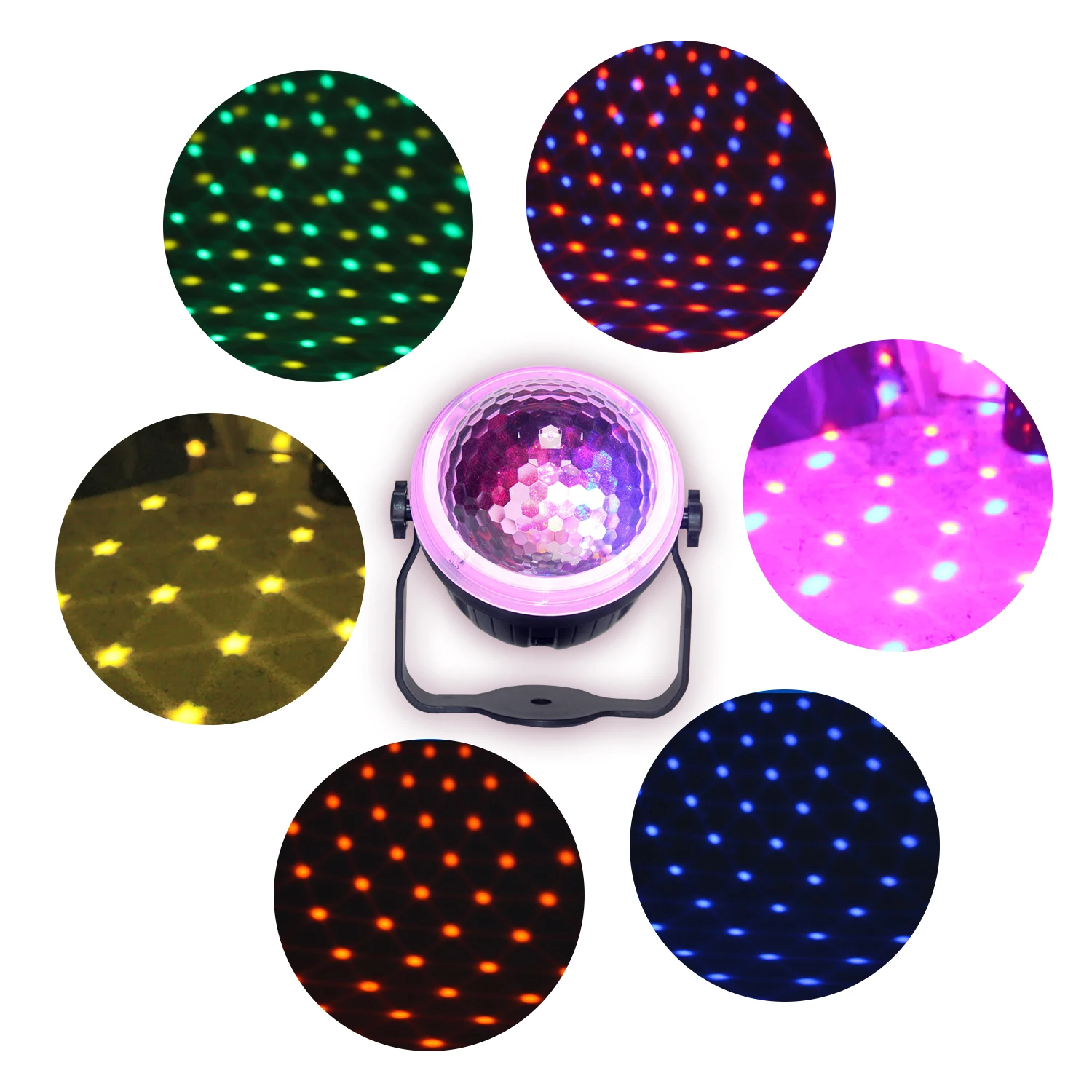 BOTAI Decoration RGB Party Remote control DJ Disco Moving LED Stage Lights