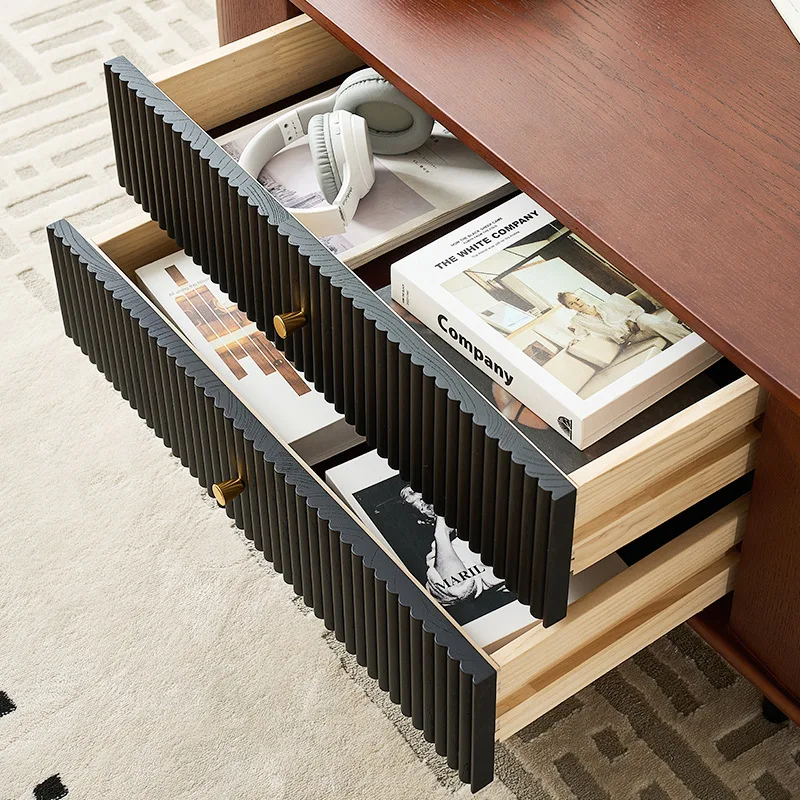 طاولة القهوة على طراز العصور الوسطى، خزانة الشاي لغرفة المعيشة الرجعية