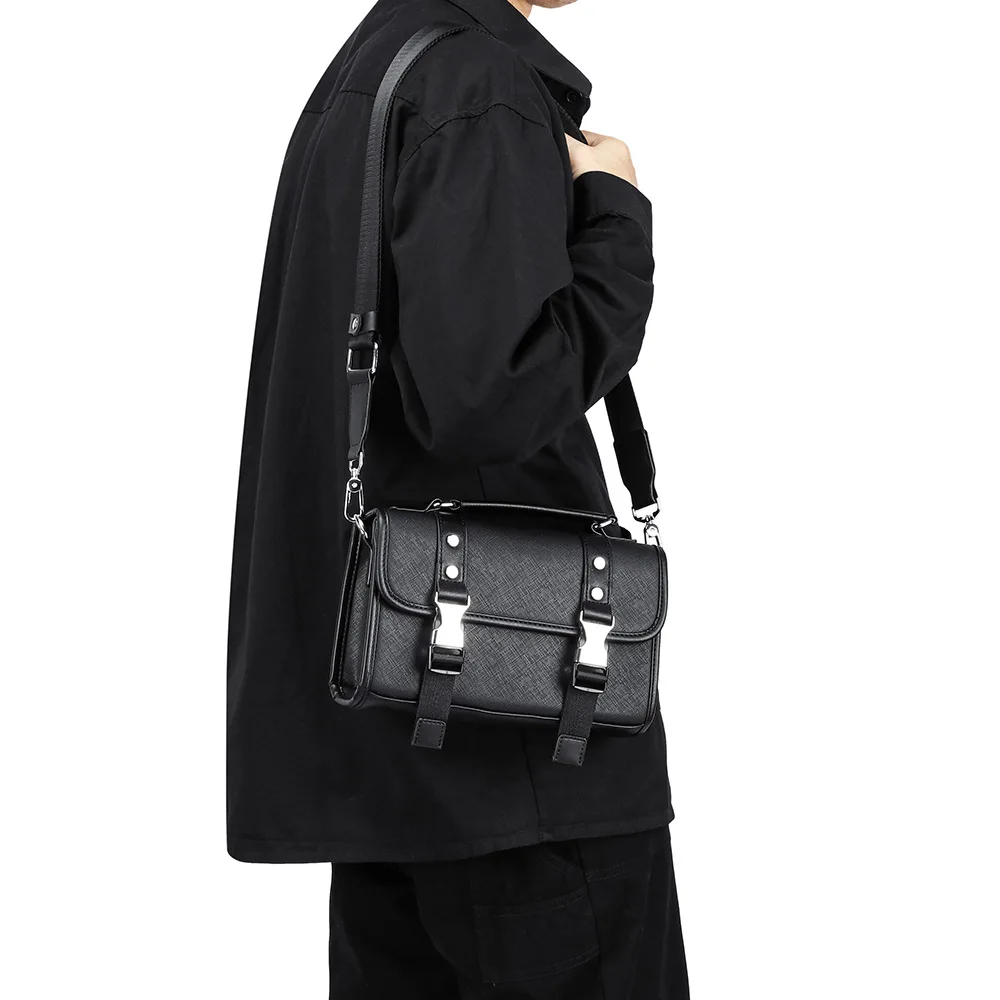 جديد حقيبة رجالية عصرية سعة كبيرة ساعي البريد حقائب اليد حبال حقيبة ساعي غطاء الوجه واحد الكتف حقائب كروسبودي الحقائب #1