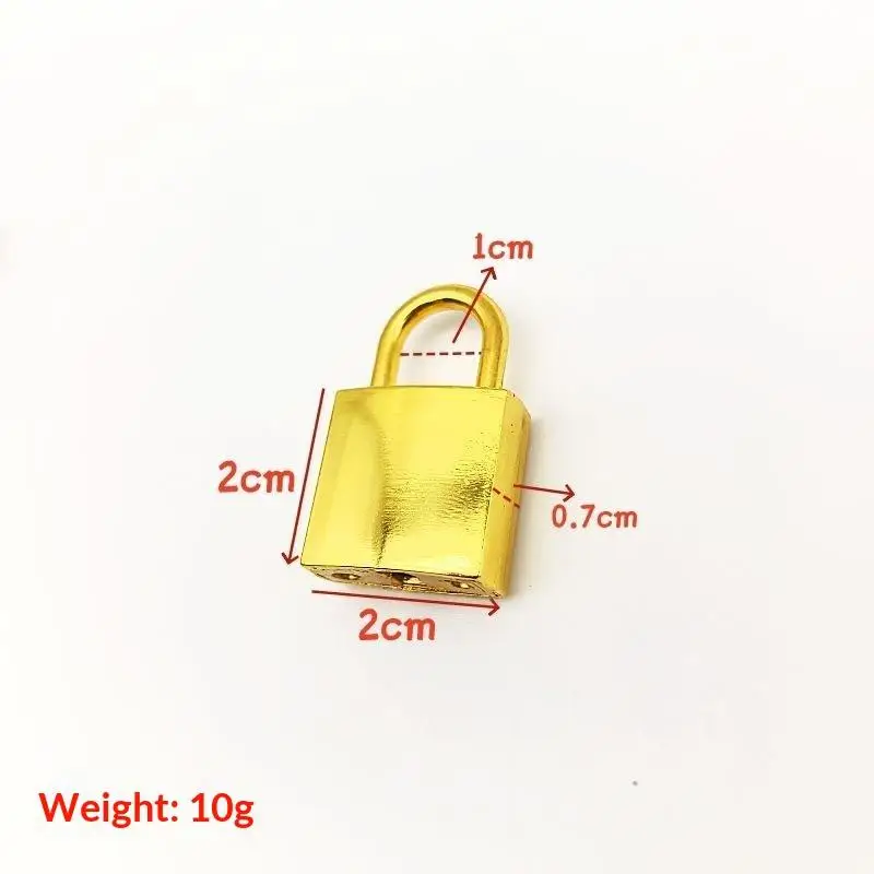 1 Stück Metall-Taschenverschluss, quadratisches Vorhängeschloss, Verschlussriegel, Gepäckschloss, Verschluss für DIY-Taschen, Handtaschen, Hardware, dekorative Accessoires – Detail 7