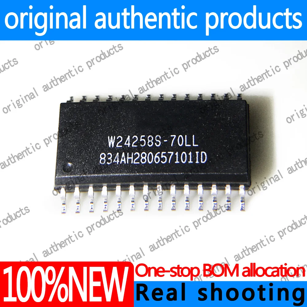 1/5/20/50PCS(New) W24258S-70LL W24258S-70 SOP28 Memory chip
