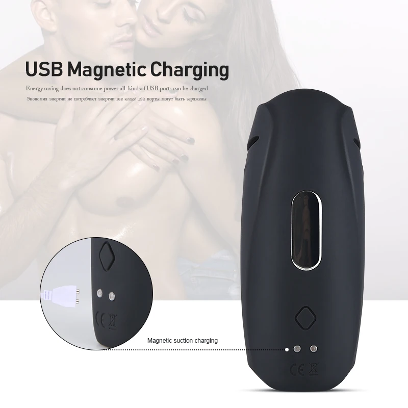 Automatic Glans Vibrator Male Masturbator Cup Delay Ejaculator Penis Trainer Cock Stimulator Endurance Massager Sex Toy For Men