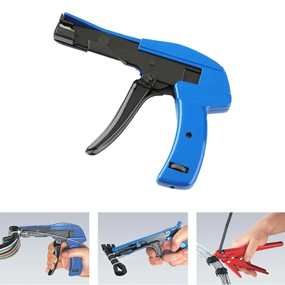 Nylon Cable Tie Automatic Tension Cutter HS-600A Clamp Fastening Tool Of Nylon Cable Ties With A Width Of 2.2-4.8mm