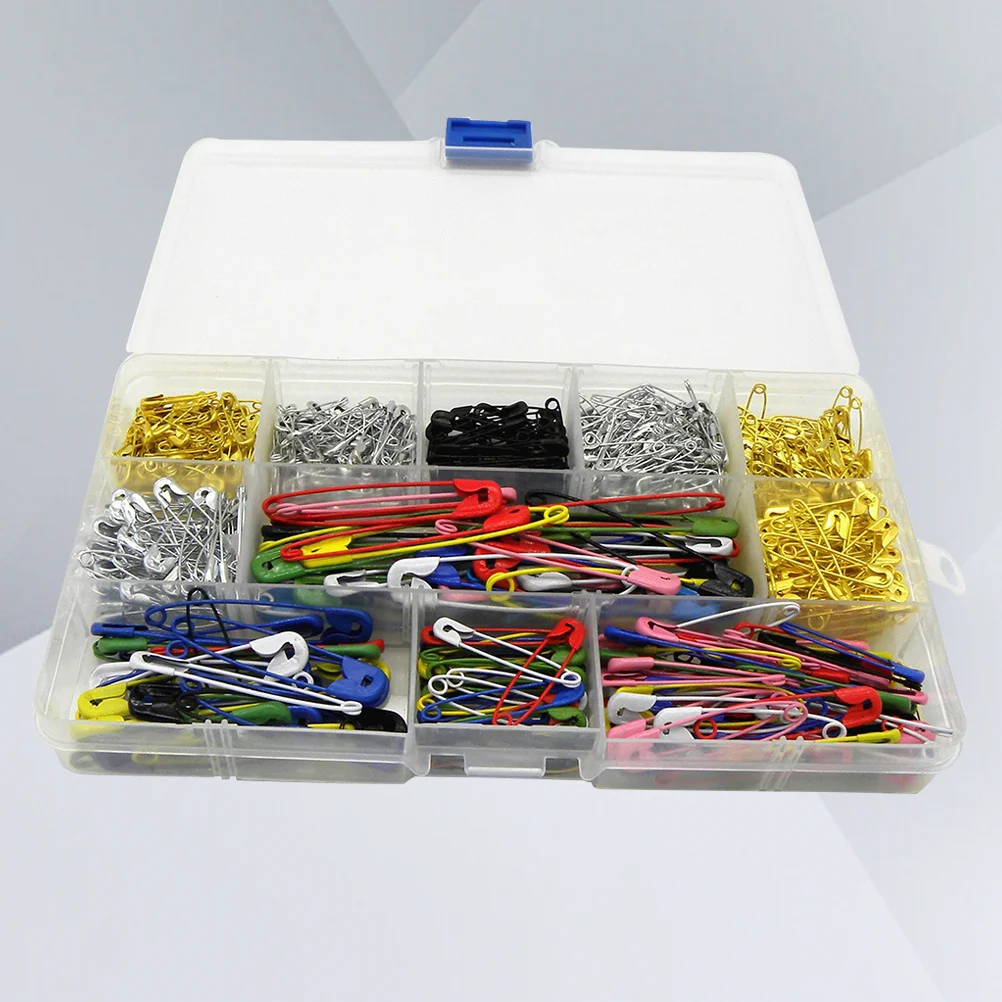 

500 pcs Safety Heavy Duty Pin Fastener Durable Alloy Nickel Coated For Blanket Quilt Scarf Clothing Crafts Multi Purpose Large