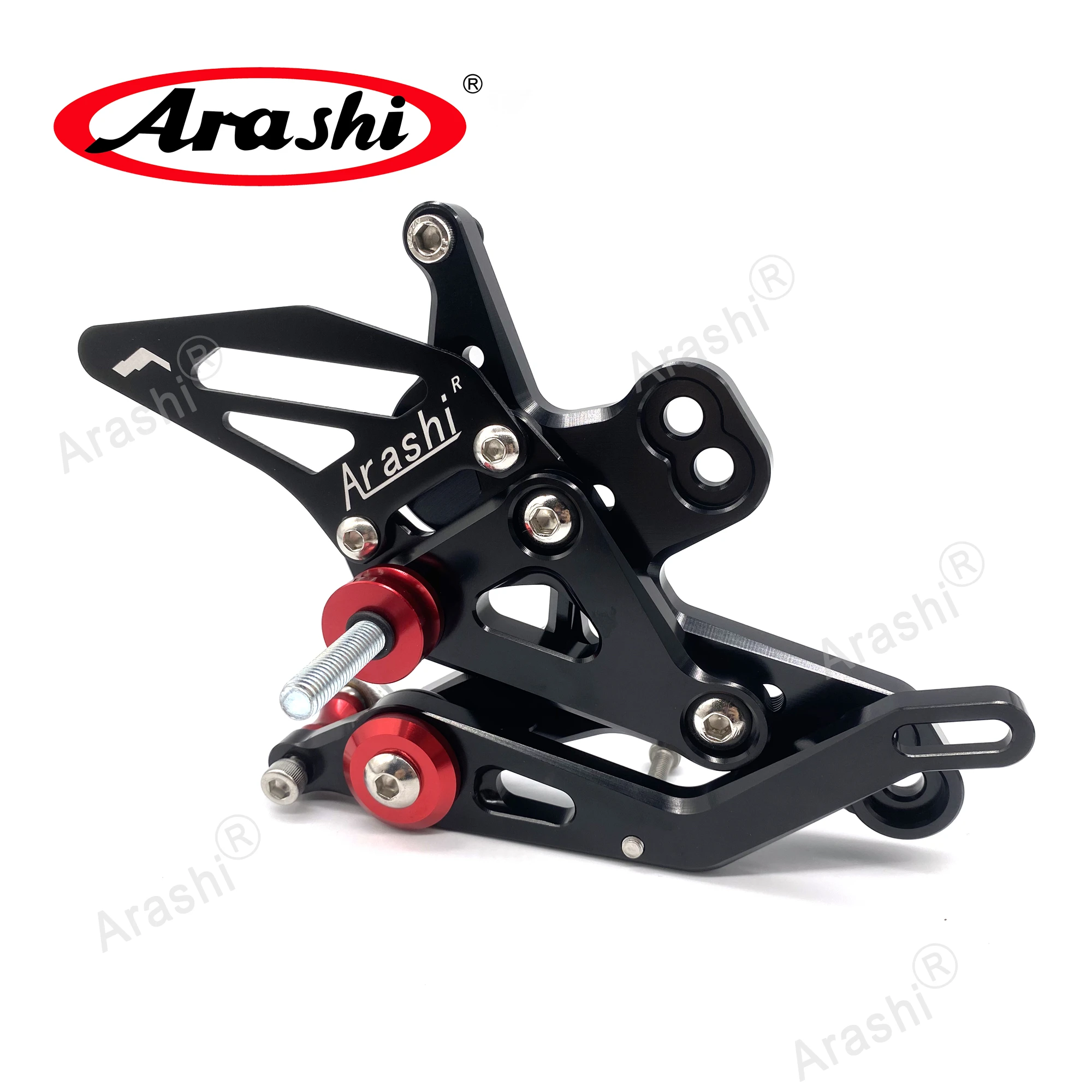 Arashi V1.0 rearset pour HONDA CBR650R / CB650R 2019-2025 e-embrayage CBR650F 2019-2025 pied de repos réglable