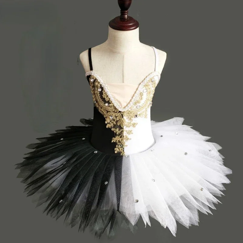

Ballet Gymnastics Leotards Dancewear Professional Ballet Costume Classic Ballerina Ballet Tutu Child Kid Swan Lake Dress