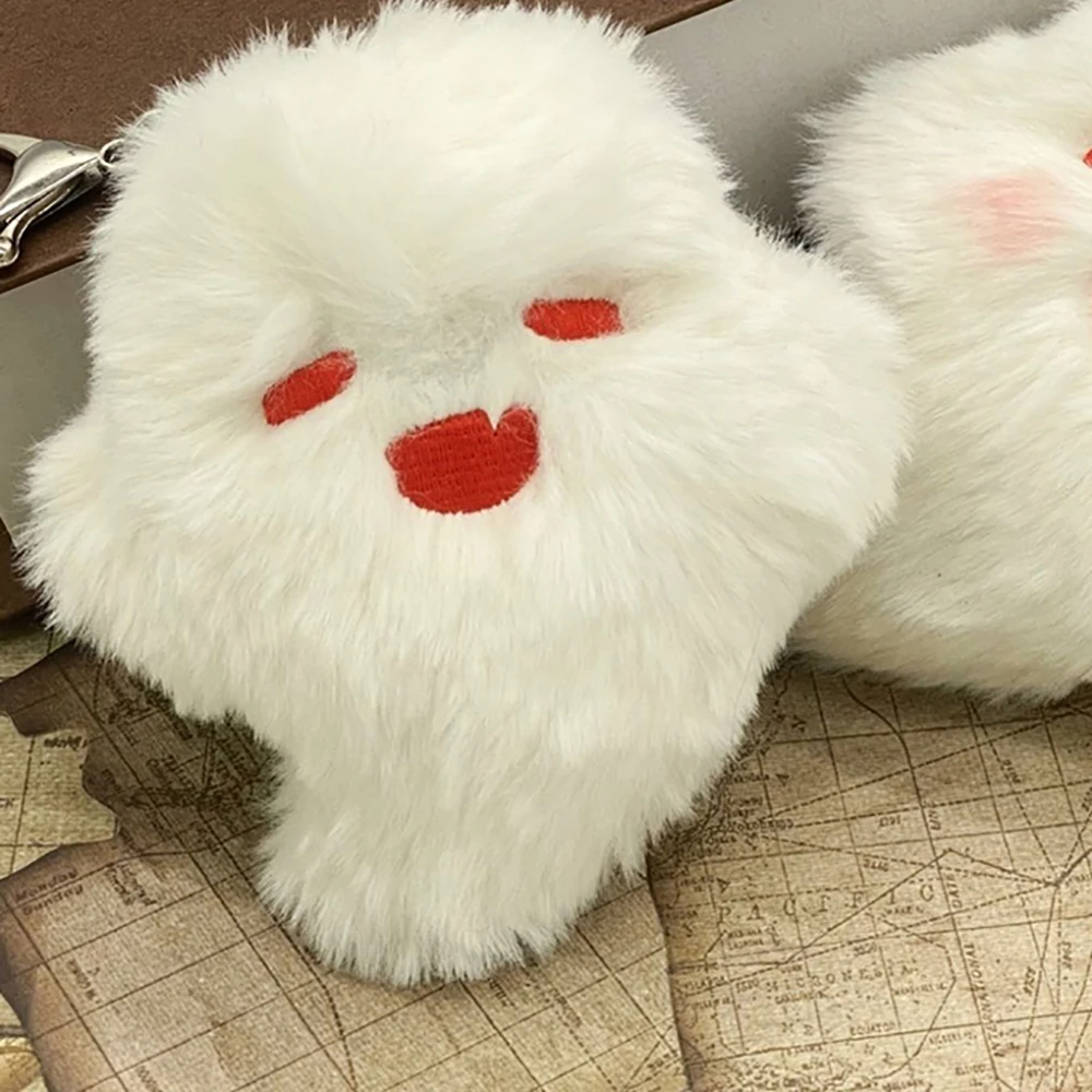 لعبة Genshin تأثير الهيام Hutao تأثيري المفاتيح للجنسين شبح قلادة أفخم دمية حلقات المفاتيح اكسسوارات سلسلة مفاتيح الهدايا #2