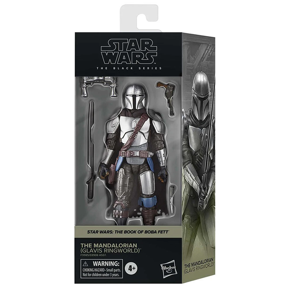 [In-Stock] Hasbro Star Wars The Black Series The Mandalorian Collectible 15cm Action Anime Model Figure Toys