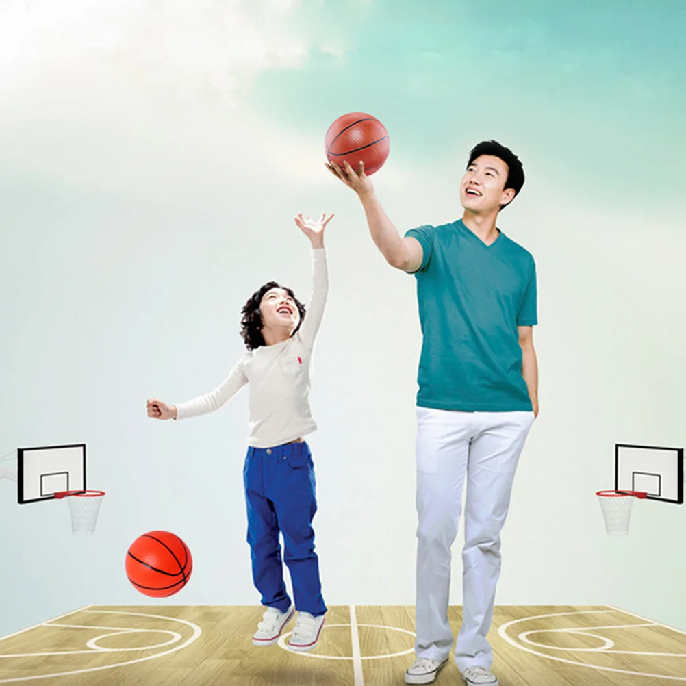 1Set Mini Basketbal Zwembad Basketbal Perfecte Maat Duurzaam Rubber Outdoor Strand Spel Zwembad Bal Basketballen Sport