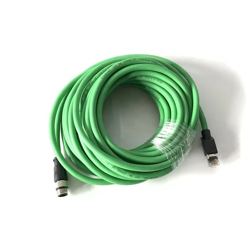 For*-E12204 Electronic Cables for Ethernet Connection Plug M12 RJ45 10m/.