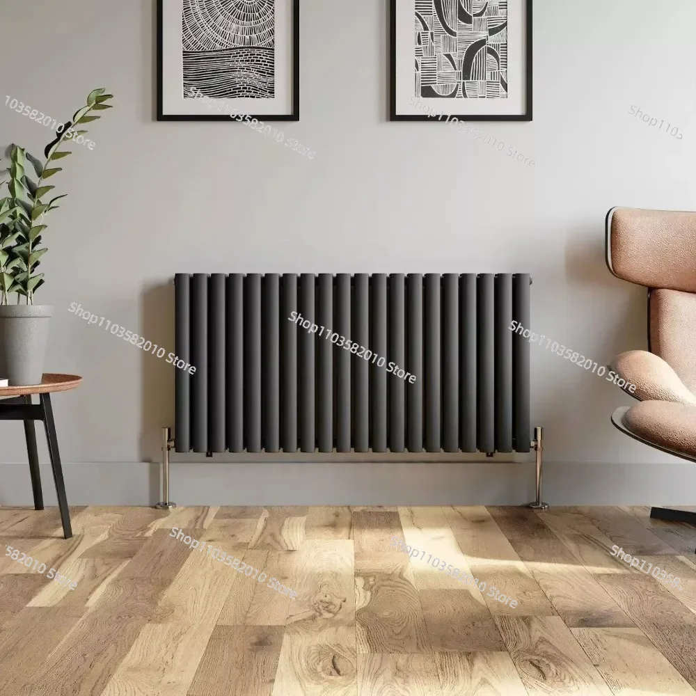 Best Quality Double Oval Column Horizontal Designer Radiator Low Carbon Steel Water Heating Radiator for Room Heating