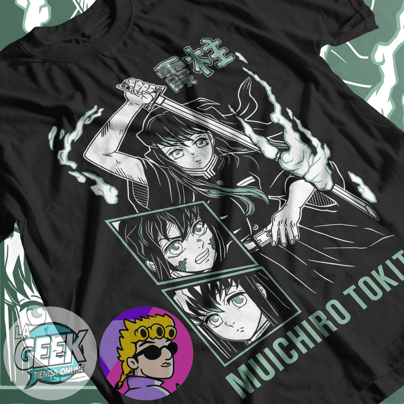 Muichiro Tokito – Kimetsu no Yaiba Anime cotton shirt