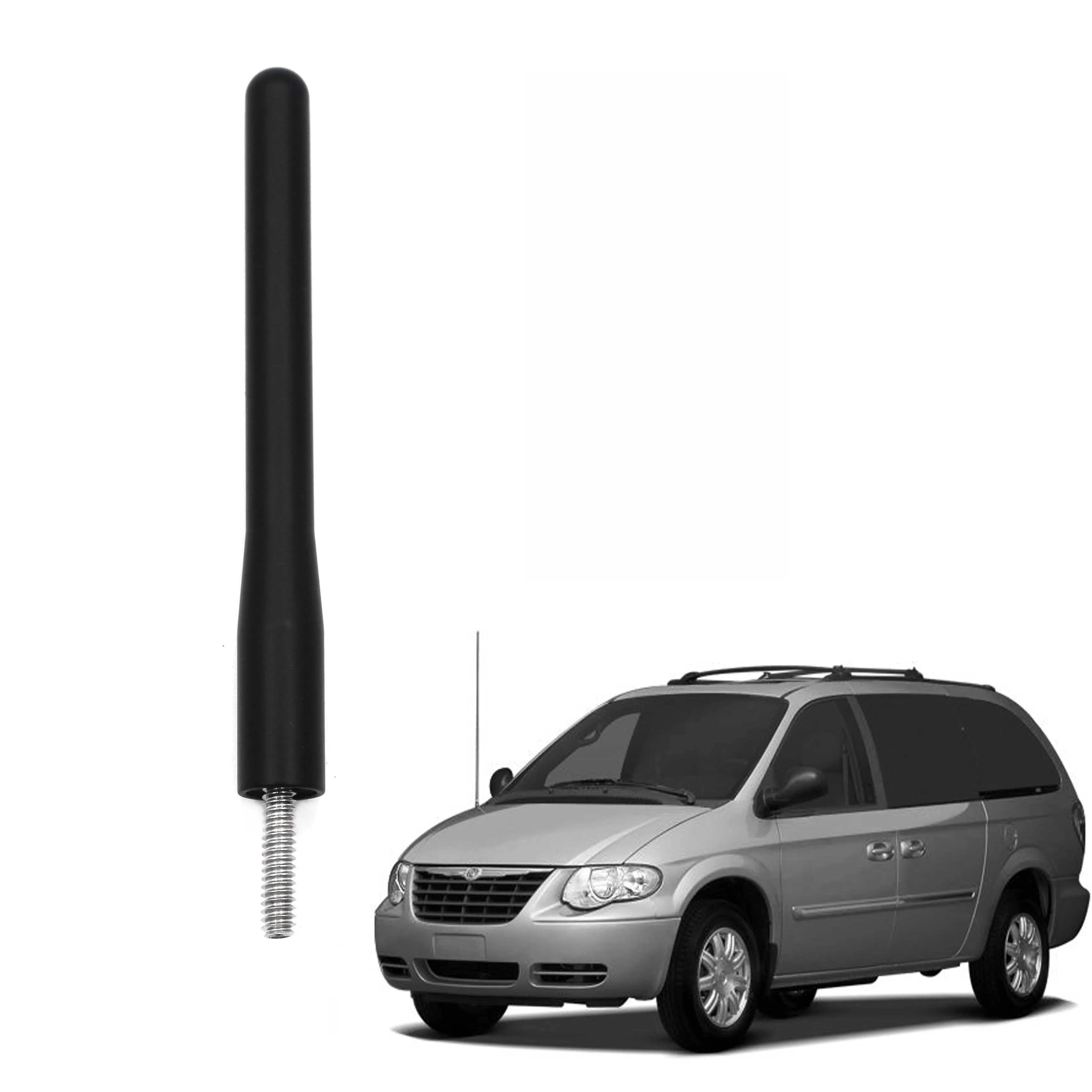 4 Inch Short Antenna for Chrysler  Town and Country 2016 2015 2014 2013 2012 2011 2010 2009 2008 2007 2006 -1996 aerial