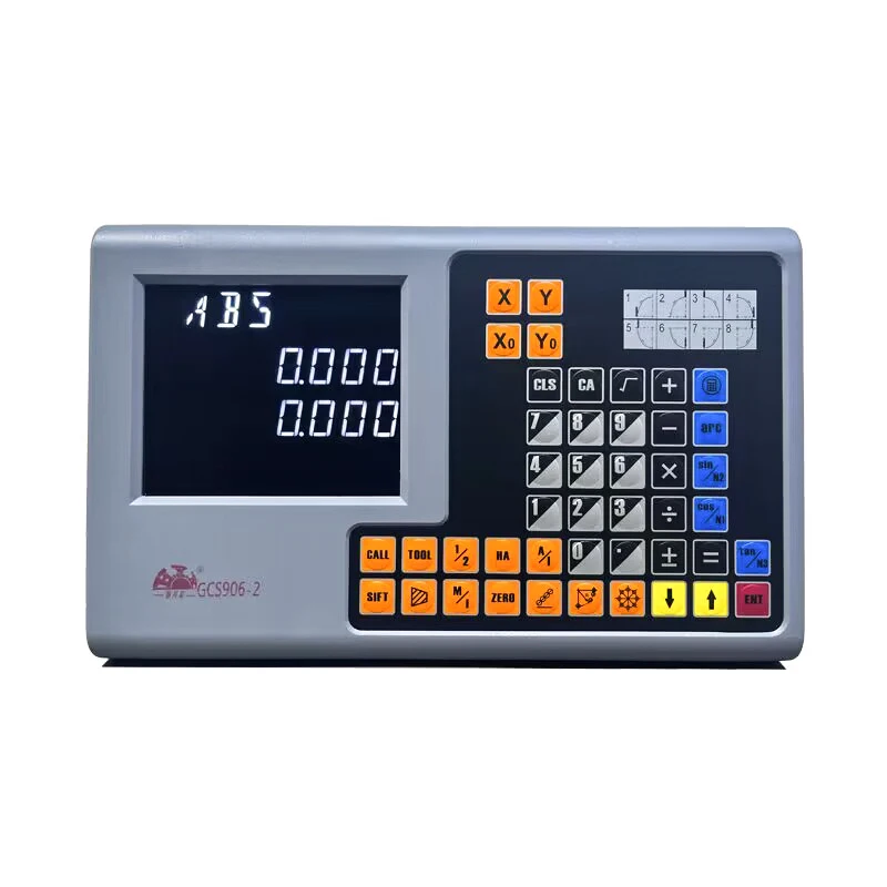 HXX GCS906-2 2 Axis Digital Readout System with hight Quality For Lathe Milling Machine DRO