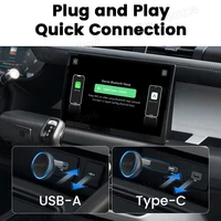 Mini Ultra 3 CarlinKit 5.0 Wireless Adapter Wireless CarPlay Android Auto For OEM Car Plug & Play WiFi Bluetooth Auto Connection 4
