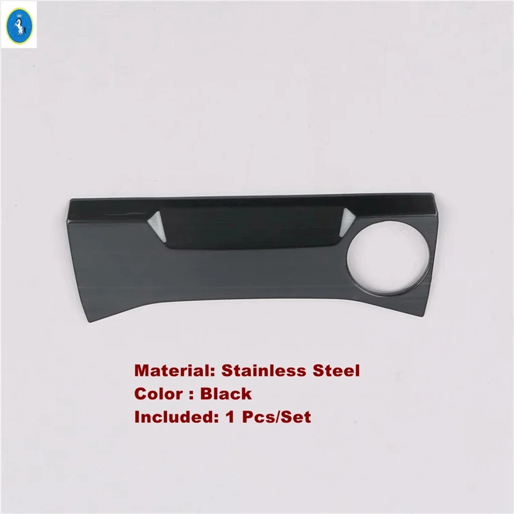 

Black Brushed Car Accessories Air Outlet / Glass Lift Button / Light Control Panel Cover Trim For VW T-Cross T Cross 2019 - 2023