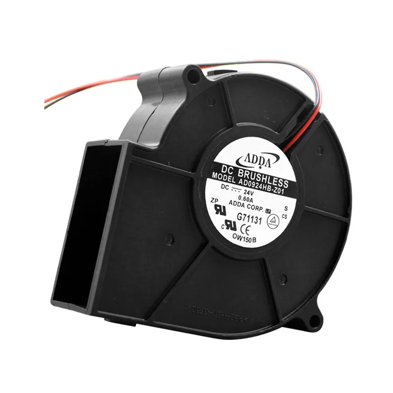 ORIGINAL AB0924HB-Z01 24V 0.60A 9733 97*97*33mm KIPAS PENDINGIN RADIATOR BARU
