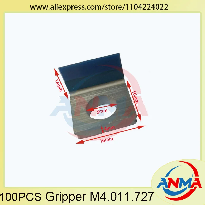 Wholesale Price 100/Lot Pieces M4.011.727 Gripper For Heidelberg SM74 PM74 Printing Machine Parts