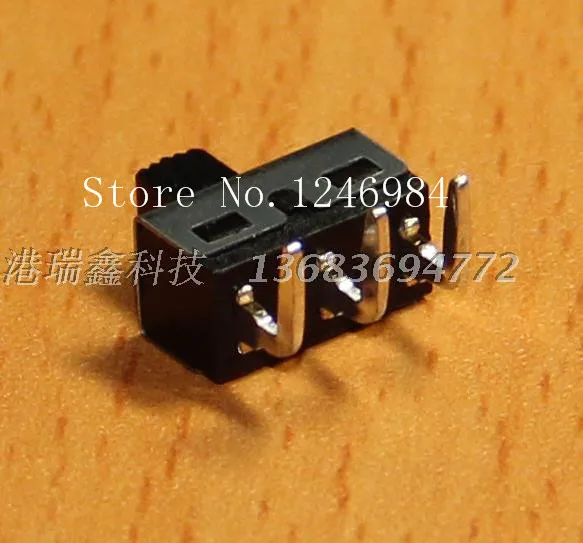 [SA]High quality small curved legs toggle switch slide switch 4.7 spacing DC DC Power Switch SS-12D06--200pcs/lot