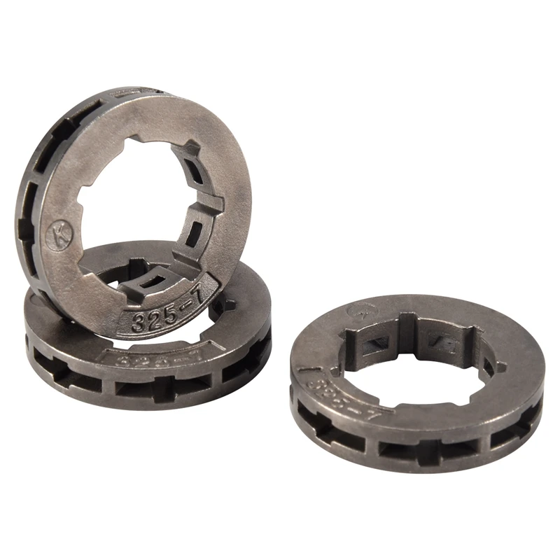 

ABYL 3Pcs Tool Parts Metal Chainsaw Spare Part Chain Saw Sprocket Rim Power Mate 325-7 for Chainsaw Replacement