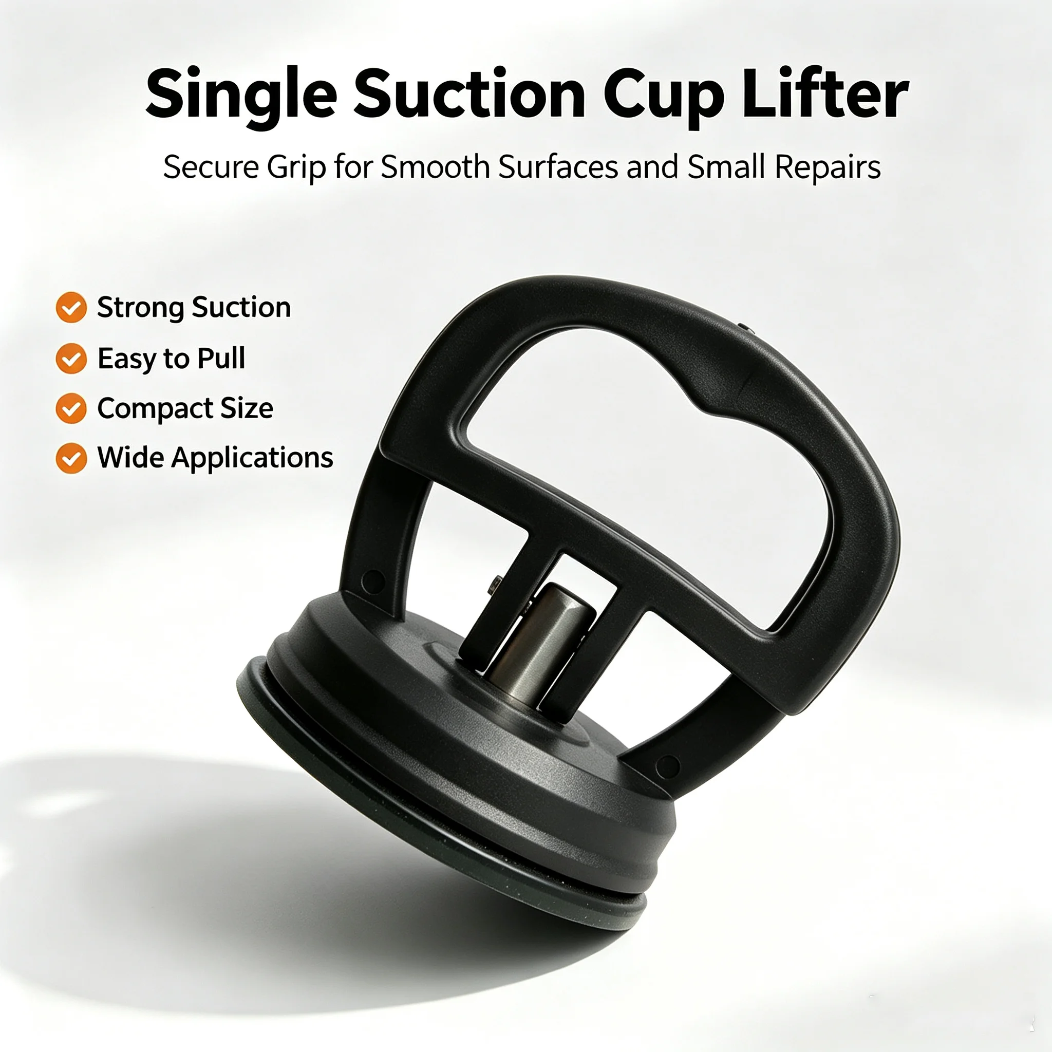 2Pcs Suction Cup Puller Tool  Multifunction for Phone  TV Screen Tile  Ceiling Panel & Car Dent Removal