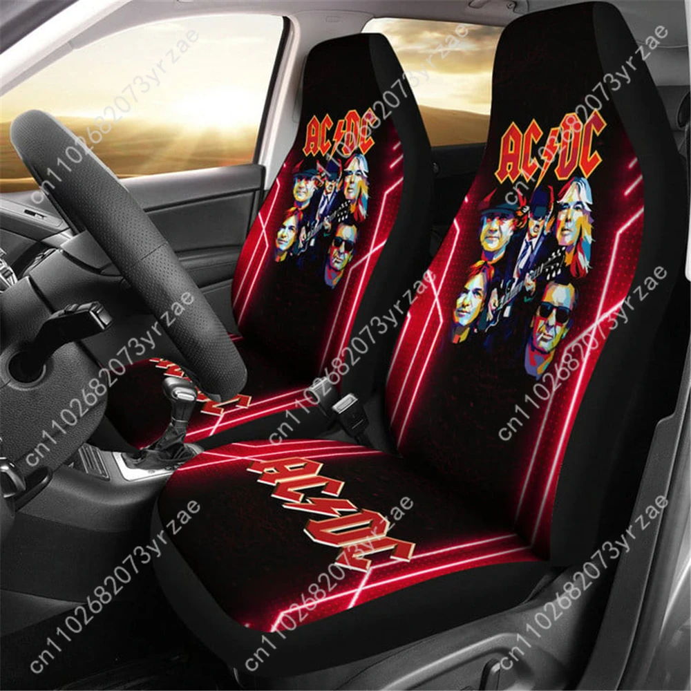 

Washable Car Interior Vehicle Seat Cover Rock Band 3D Design Anti-Slip Universal Soft Car Front Seat Covers Auto Seat Cushion