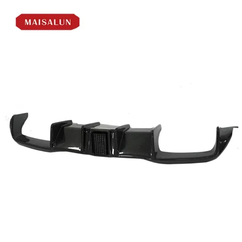 

ZAIQU jiuzhou Auto High-Quality Carbon Fiber F87 M2 Rear Diffuser for 2 Series Rear Bumper Diffuser with Led Light 2014-17