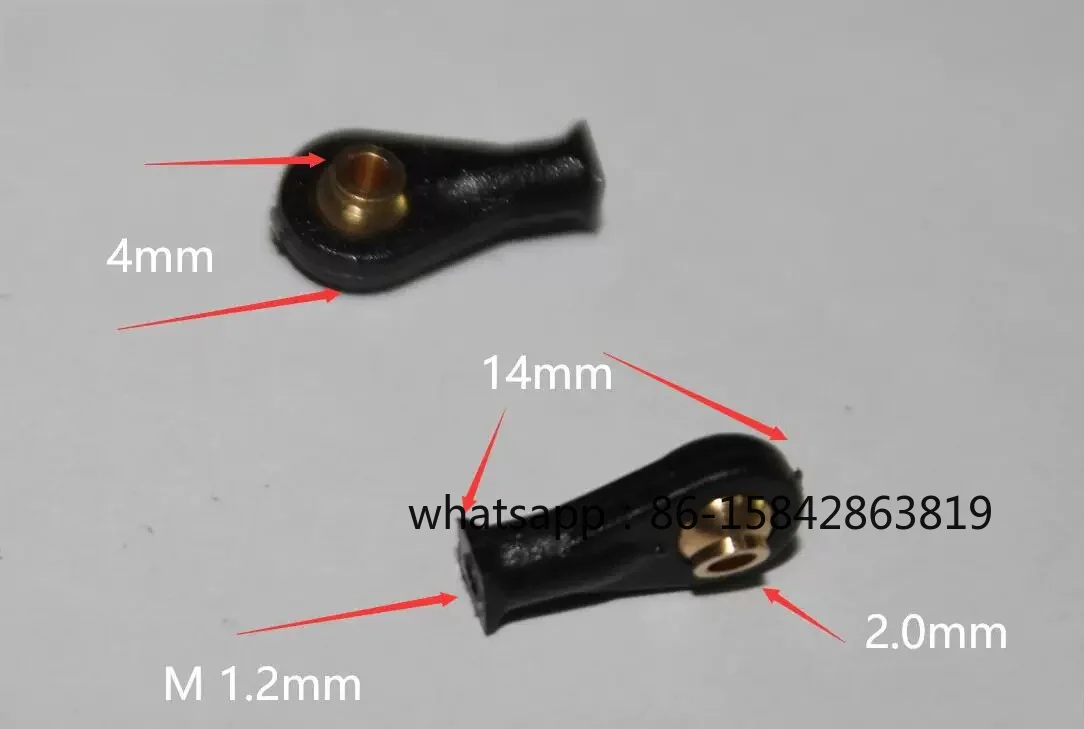 RC Electric Fixed Wing 3D Aerobatic Glider Accessories, Ball Joint Push Pull Rod, Servo Control Linkage Rod