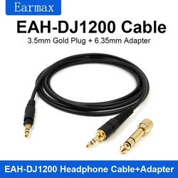 Teknikleri için EAH-DJ1200 kulaklık kablosu altın kaplama kulaklık adaptörü değiştirilebilir kulaklık kablosu