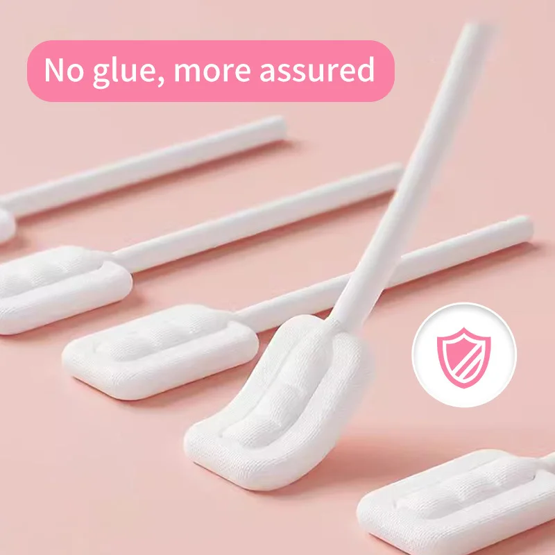 Glue Free Disposable Infant Oral Cleaner Brush Safe Gentle Baby Oral Gauze Tongue Scraper Newborn Hygiene Dental Care Tool