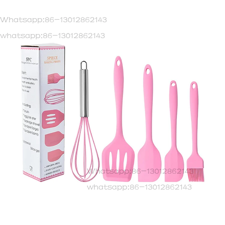 5Pcs Heat-resistant Kitchenware Accessories Silicone Kitchenware Set Environmental Protection Food Silicone Cooking Tools