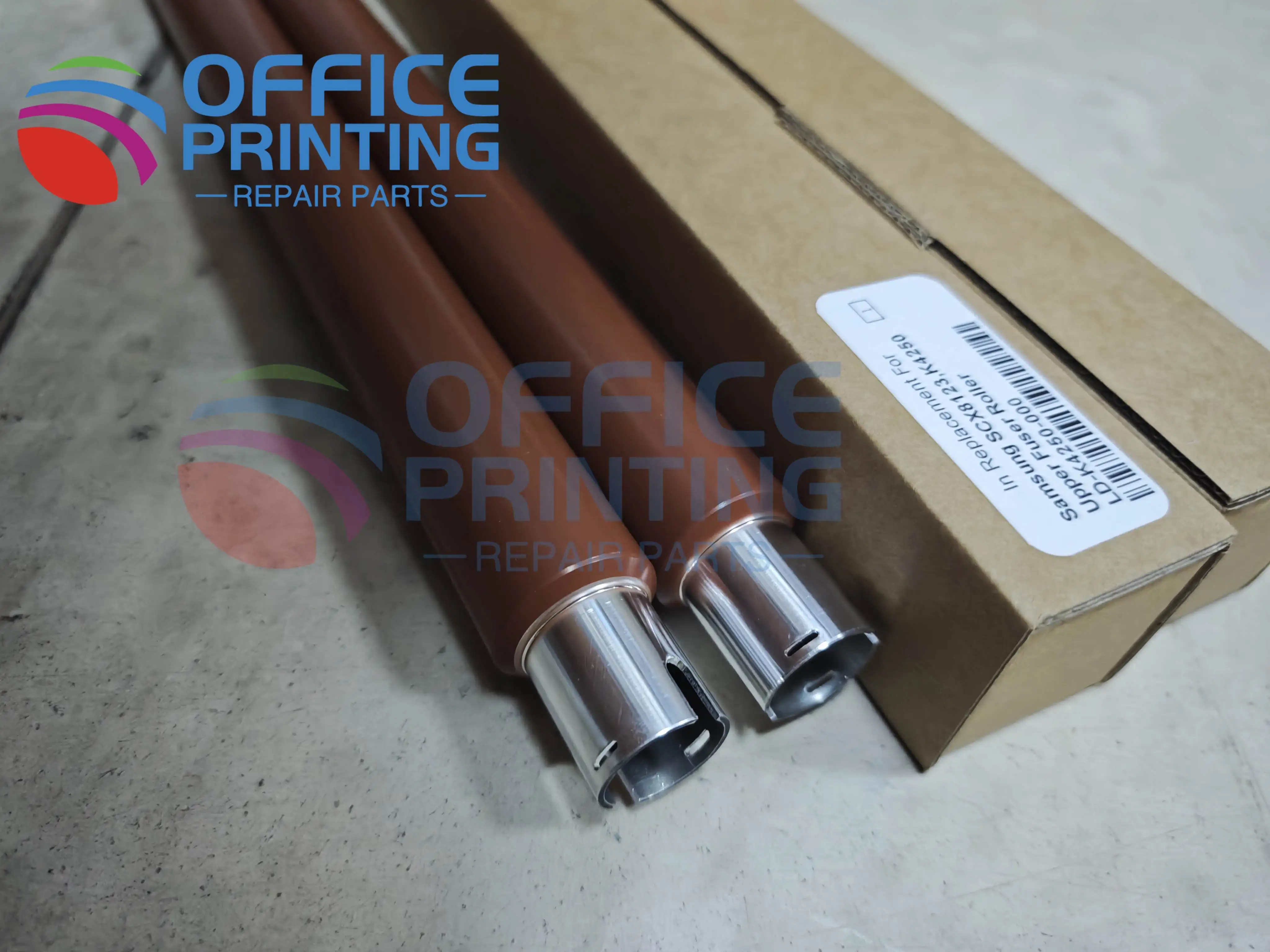 

1set K4350 Upper + Lower Fuser Sleeved Pressure Roller for Samsung K3250 K3300 K4300 K4250 SL-K3250 SL-K4250 SL-K4300