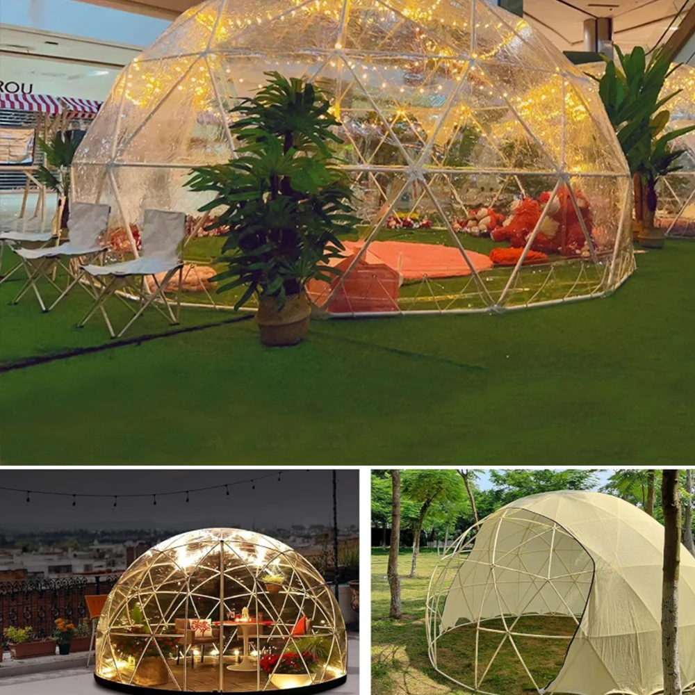 Customied Bubble Tent Dome House, 12ft Outdoor Transparent Tent, Garden Dome Bubble Tent, Waterproof Garden Igloo Tent with PVC