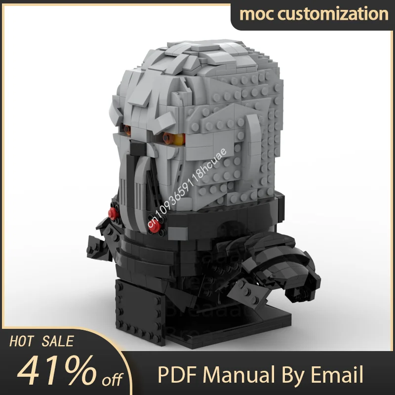 

734 шт. MOC Darth Malgus шлем звезда боевая модель строительный блок Diy креативная сборка развивающие кирпичи игрушки подарок ребенку