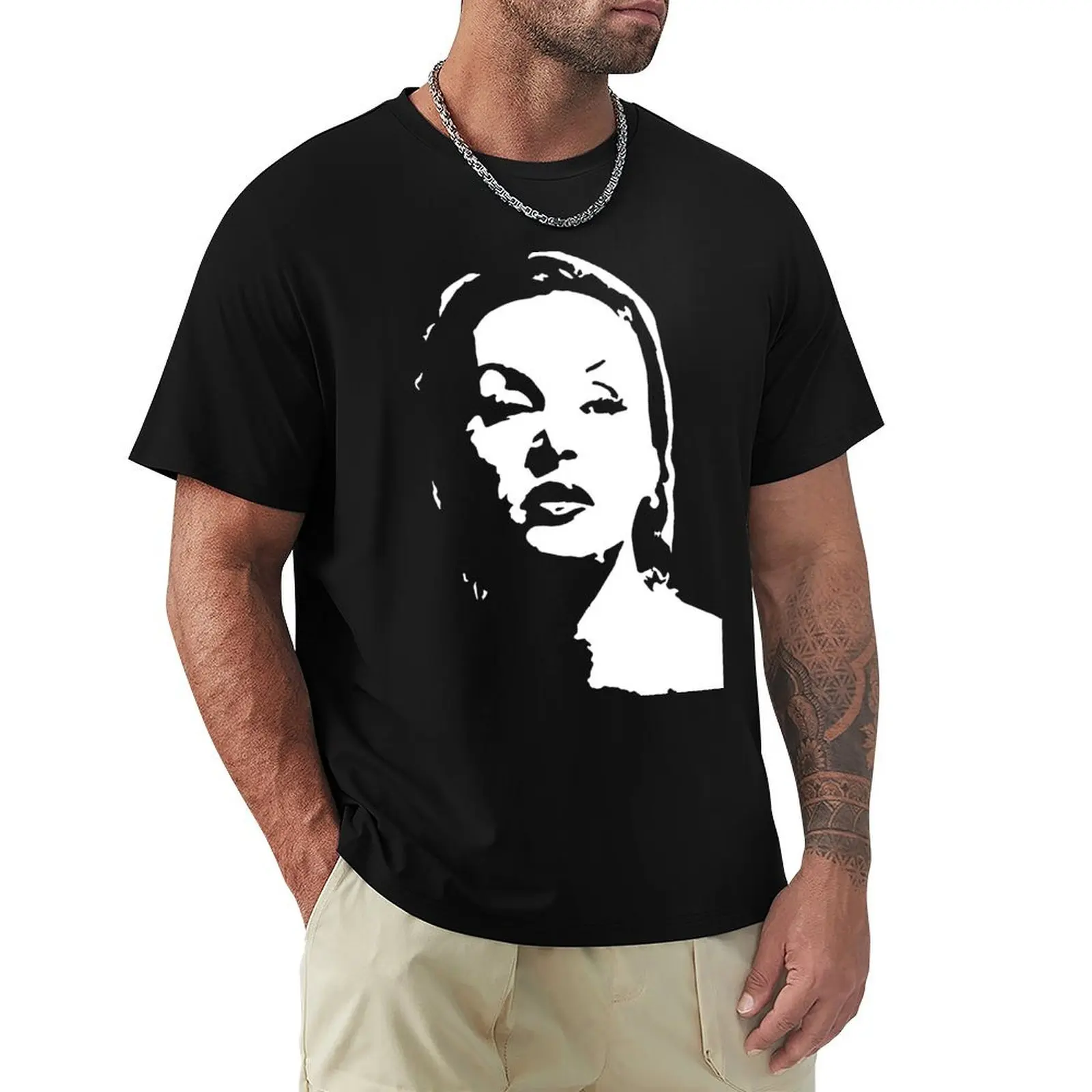 Camiseta Tita Merello, camiseta informal holgada de verano