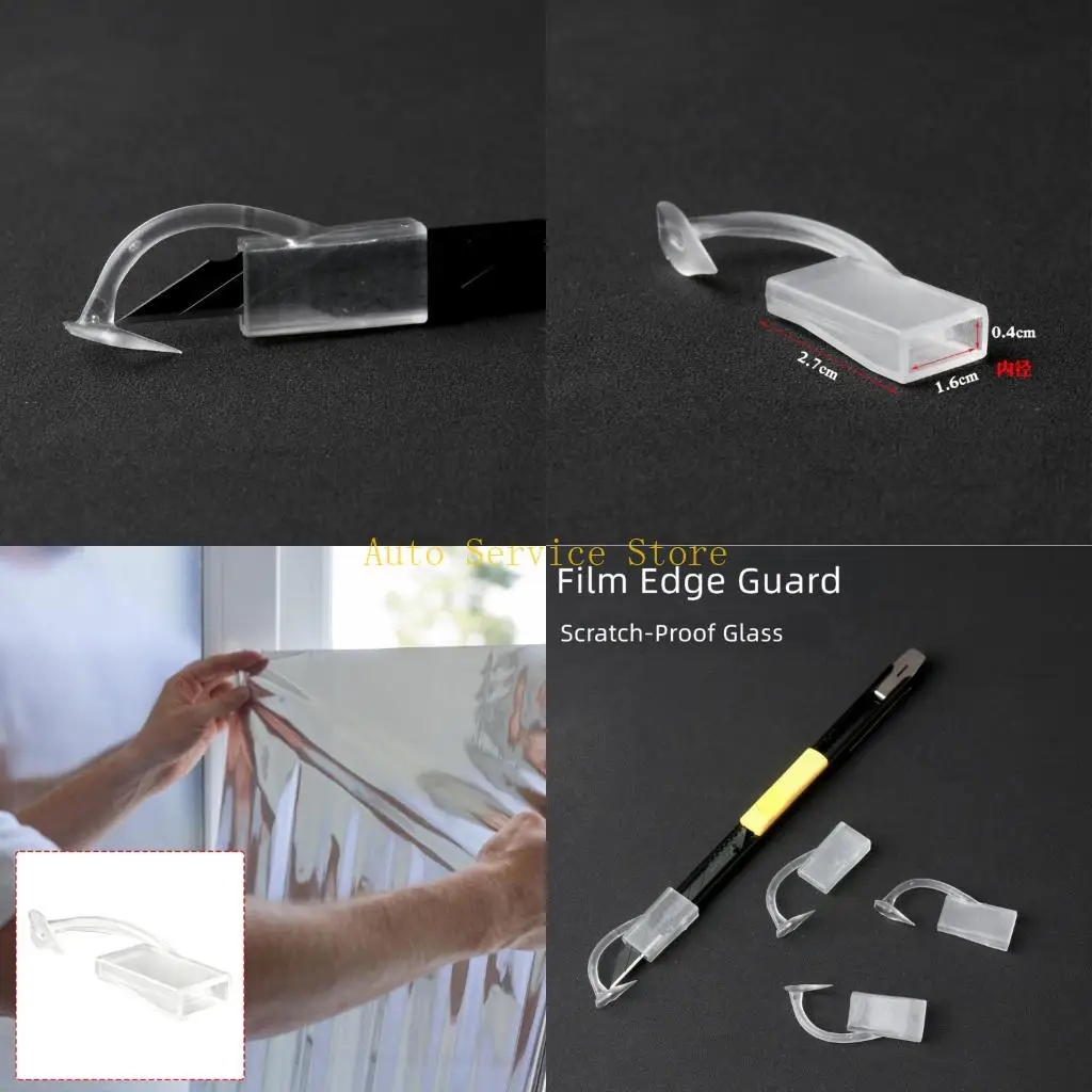 462A Car Film Cutting Protective Barrier Tool – None Marring Plastic Tool for Auto Glass & Paint Safe| comprehensive ranging