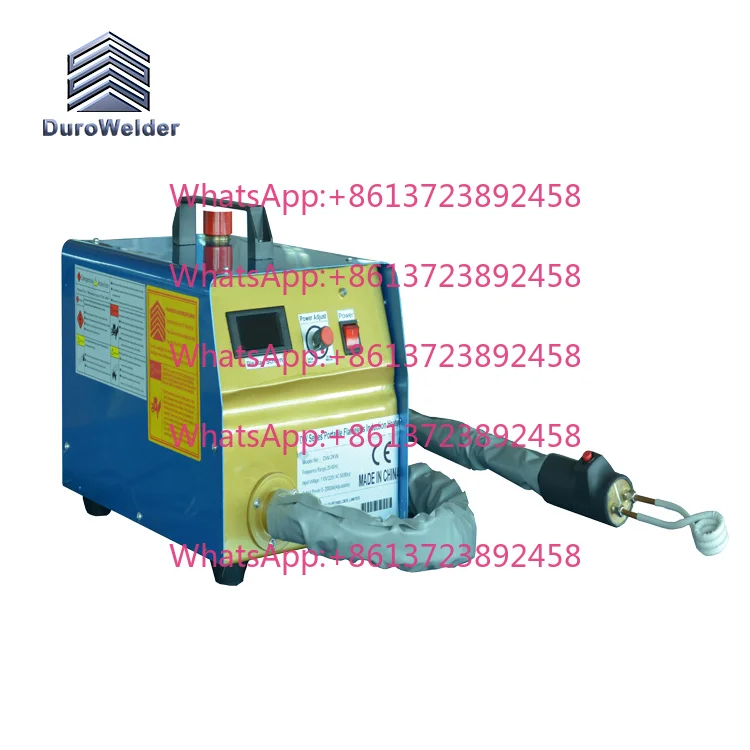 DW-2KW Portable Induction Heater - Handheld Flameless Heating Machine for Copper Tube Brazing Bolt Nut Removal