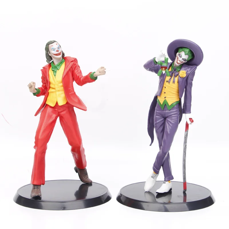 

DC Anime Joker series scarlet Joaquin Phoenix purple clothe Heath Ledger Action Figure Hobby Collectible Model Toy Figures gifts