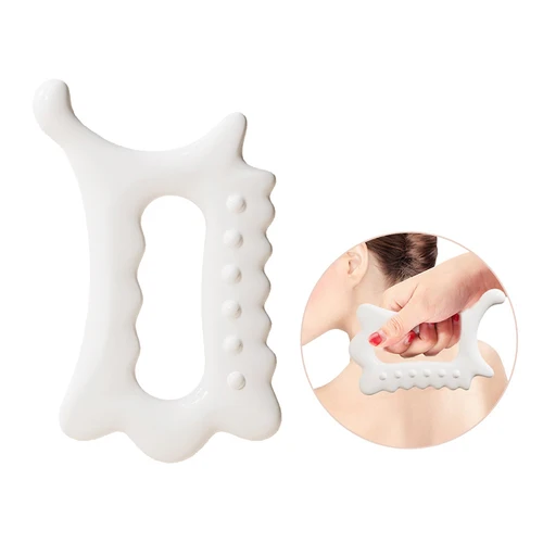 페이셜 구아샤 마사지 보드, 송진 지방 감소, 정전기 방지, 휴대용 전신 스크래핑 플레이트, 여성 성인용  Best5